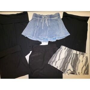 MIX LOT OF 6 SKIRTS/PANTS/SHORTS. SIZES XS/S/M COMFY, CUTE WATER WATER EVERYWEAR